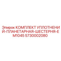 5730002080 КОМПЛЕКТ УПЛОТНЕНИЙ-ПЛАНЕТАРНАЯ-ШЕСТЕРНЯ-EM1045 Epiroc