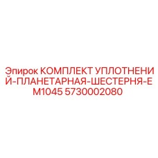 5730002080 КОМПЛЕКТ УПЛОТНЕНИЙ-ПЛАНЕТАРНАЯ-ШЕСТЕРНЯ-EM1045 Epiroc
