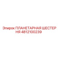 4812100239 ПЛАНЕТАРНАЯ ШЕСТЕРНЯ Epiroc