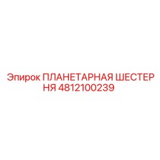 4812100239 ПЛАНЕТАРНАЯ ШЕСТЕРНЯ Epiroc