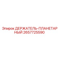 2657725590 ДЕРЖАТЕЛЬ-ПЛАНЕТАРНЫЙ Epiroc