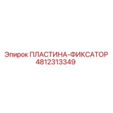 4812313349 ПЛАСТИНА-ФИКСАТОР Epiroc