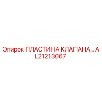 AL21213067 ПЛАСТИНА КЛАПАНА Epiroc