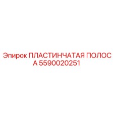 5590020251 ПЛАСТИНЧАТАЯ ПОЛОСА Epiroc