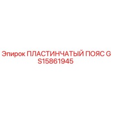 GS15861945 ПЛАСТИНЧАТЫЙ ПОЯС Epiroc