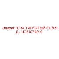 HC51074010 ПЛАСТИНЧАТЫЙ РАЗРЯД… (Epiroc)