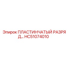 HC51074010 ПЛАСТИНЧАТЫЙ РАЗРЯД… (Epiroc)