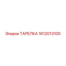1612013100 ТАРЕЛКА Epiroc