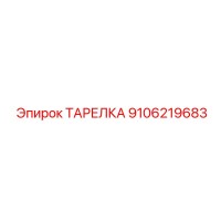9106219683 ТАРЕЛКА Epiroc