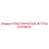 57519670 ПЛАСТИНЧАТЫЕ ЖГУТЫ Epiroc