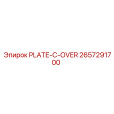 2657291700 PLATE-C-OVER Epiroc