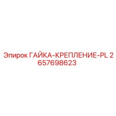 2657698623 ГАЙКА-КРЕПЛЕНИЕ-PL Epiroc
