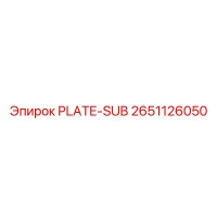 2651126050 PLATE-SUB Epiroc