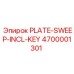 4700001301 PLATE-SWEEP-INCL-KEY Epiroc