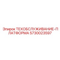 5730023597 ТЕХОБСЛУЖИВАНИЕ-ПЛАТФОРМА Epiroc