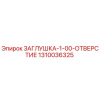 1310036325 ЗАГЛУШКА-1-00-ОТВЕРСТИЕ Epiroc