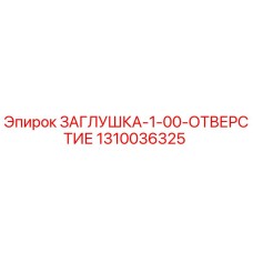 1310036325 ЗАГЛУШКА-1-00-ОТВЕРСТИЕ Epiroc