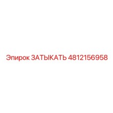 4812156958 Затыкать Epiroc