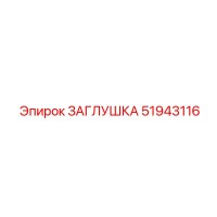 51943116 ЗАГЛУШКА Epiroc
