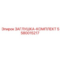 5580015217 ЗАГЛУШКА-КОМПЛЕКТ Epiroc