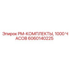 Комплект обслуживания PM-1000 ЧАСОВ 6060140225 для дизельного оборудования
