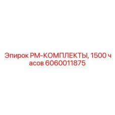 Комплект обслуживания PM-1500 ЧАСОВ 6060011875 для электрооборудования