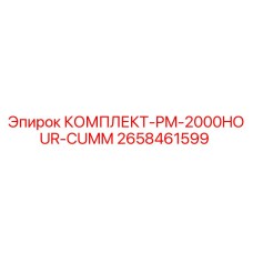 2658461599 КОМПЛЕКТ-PM-2000HOUR-CUMM Epiroc