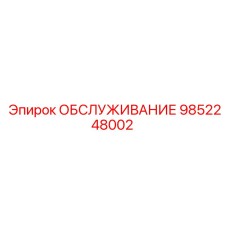 9852248002 ОБСЛУЖИВАНИЕ Epiroc