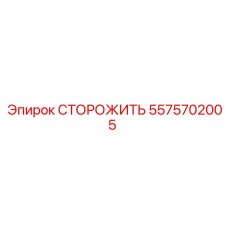 5575702005 СТОРОЖИТЬ Epiroc