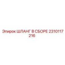 2310117216 ШЛАНГ В СБОРЕ Epiroc
