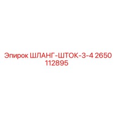 2650112895 ШЛАНГ-ШТОК-3-4 Epiroc