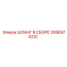 2656974231 ШЛАНГ В СБОРЕ Epiroc