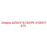 3128317675 ШЛАНГ В СБОРЕ Эпирок