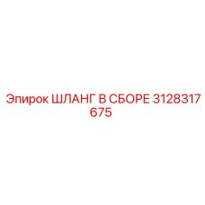 3128317675 ШЛАНГ В СБОРЕ Эпирок