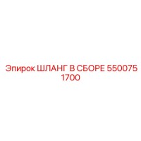 5500751700 ШЛАНГ В СБОРЕ Эпирок