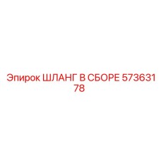 57363178 ШЛАНГ В СБОРЕ Epiroc