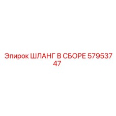 57953747 ШЛАНГ В СБОРЕ Epiroc