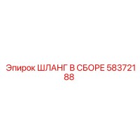 58372188 ШЛАНГ В СБОРЕ Epiroc