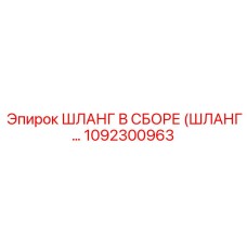 1092300963 ШЛАНГ В СБОРЕ (ШЛАНГ…) Epiroc