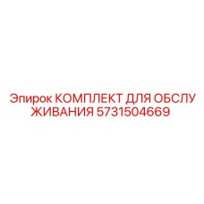 5731504669 КОМПЛЕКТ ДЛЯ ОБСЛУЖИВАНИЯ Epiroc