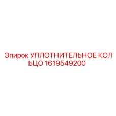 1619549200 УПЛОТНИТЕЛЬНОЕ КОЛЬЦО Epiroc