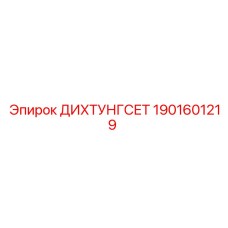 1901601219 ДИХТУНГСЕТ Epiroc