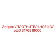 3176819000 УПЛОТНИТЕЛЬНОЕ КОЛЬЦО Epiroc