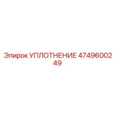 4749600249 УПЛОТНЕНИЕ Epiroc