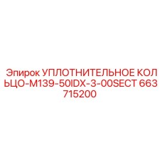 663715200 УПЛОТНИТЕЛЬНОЕ КОЛЬЦО-M139-50IDX-3-00SECT Epiroc