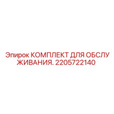 2205722140 КОМПЛЕКТ ДЛЯ ОБСЛУЖИВАНИЯ Эпирок