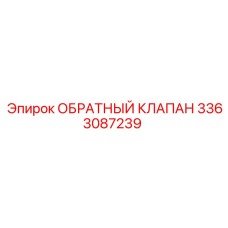 3363087239 ОБРАТНЫЙ КЛАПАН Epiroc