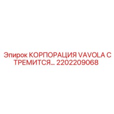 2202209068 КОРПОРАЦИЯ VAVOLA СТРЕМИТСЯ Epiroc