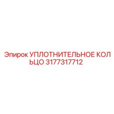 3177317712 УПЛОТНИТЕЛЬНОЕ КОЛЬЦО - Эпирок (Epiroc)
