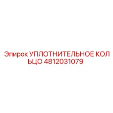 4812031079 Уплотнительное кольцо Epiroc